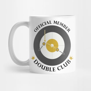 The "Double Club" - Black Text Mug